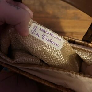 Tan Woven Women's Bag